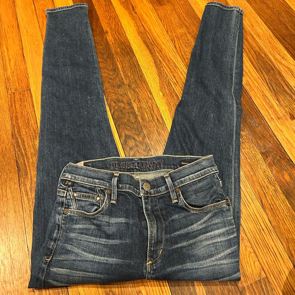 Citizens Of Humanity Dark Blue Denim Jeans